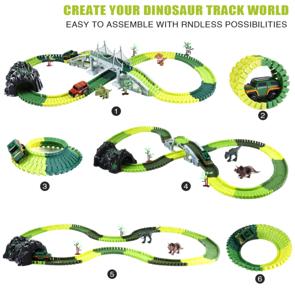 Magic Track Track™ hot wheels dinosaur track