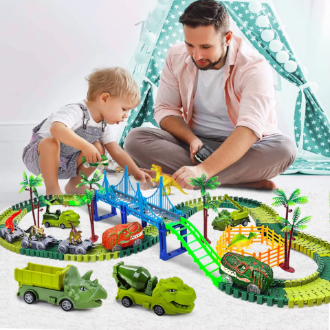 Magic Track Track™ Dinosaur hot wheels race track toy