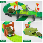 Magic Track Track™ Dinosaur World Road Race, Flexible track toy