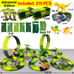 Dinosaur race Track Toy for Kid flexible car track